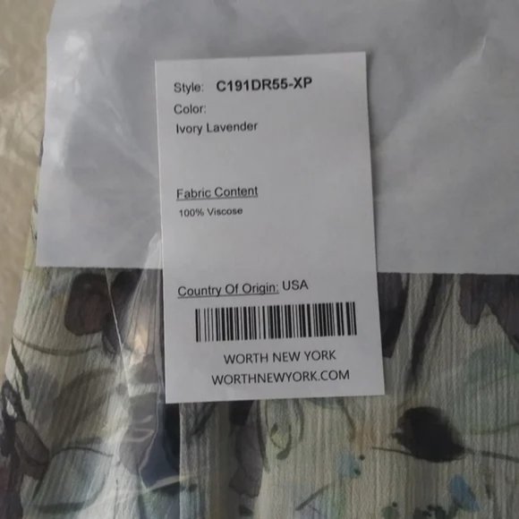 Worth New York Floral Crinkle Wrap Dress - Picture 11 of 11